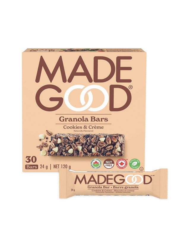 Cookies & Cream Granola Bars