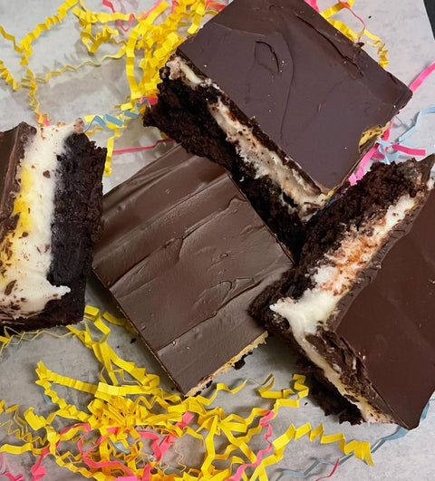 Vegan Cream Egg Brownie (Frozen)