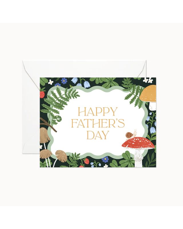 Father's Day Mushrooms Greeting Card