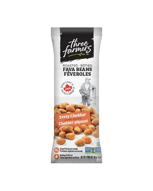 CLEARANCE - Cheddar Roasted Fava Beans Snack Size - BB June 30, 2024