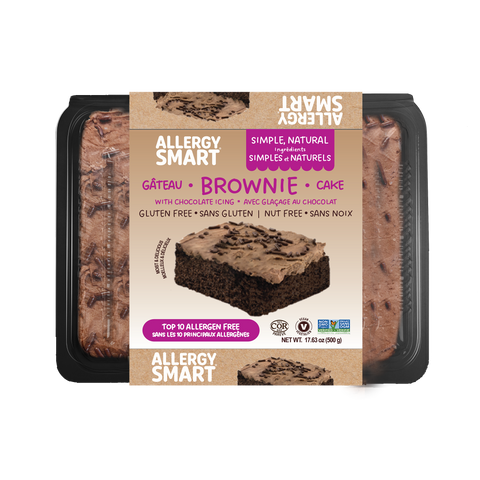 Brownie Cake with Chocolate Icing (Frozen)