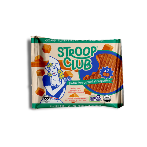 Gluten-free Vegan Caramel Stroopwafels 2-Pack