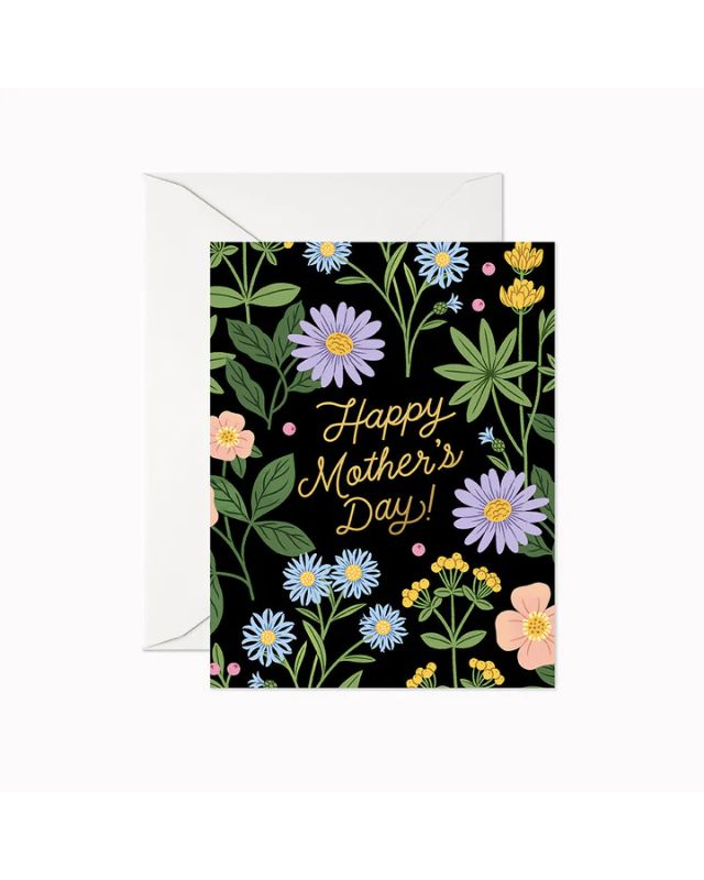 Happy Mother's Day Wildflowers Greeting Card
