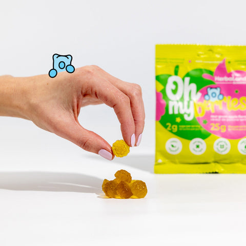 Oh My Berries! Sour Green Apple Low Sugar Candy