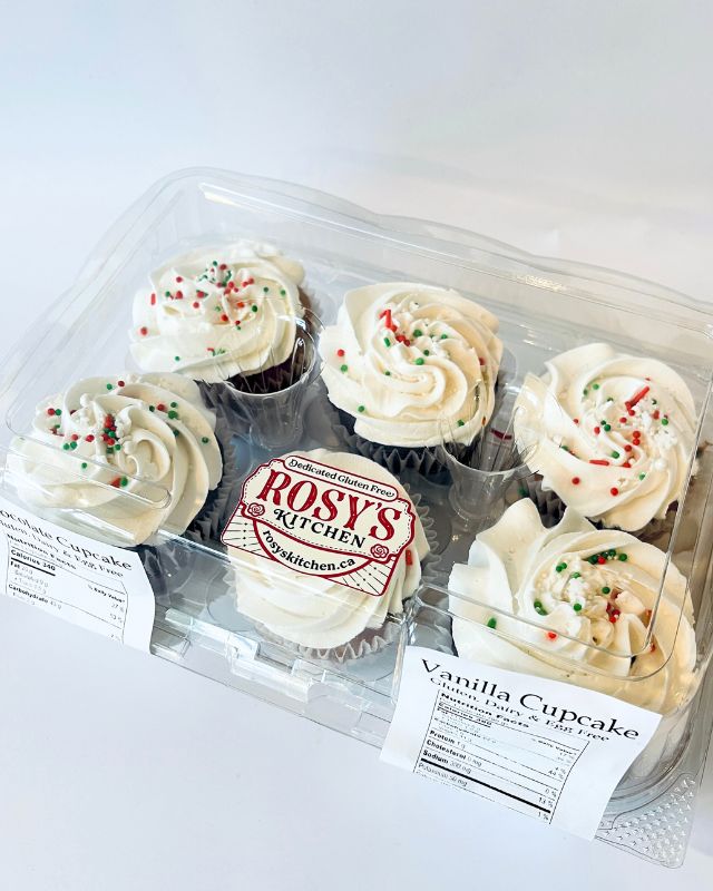 Gluten-free Holiday Cupcakes | Pack of 6