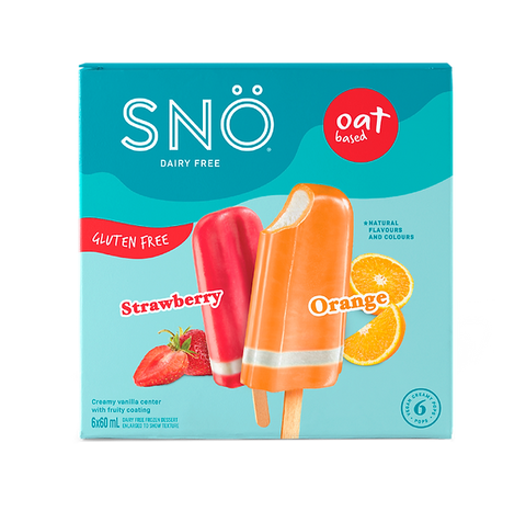 Strawberry & Orange Cream Pops (Frozen)