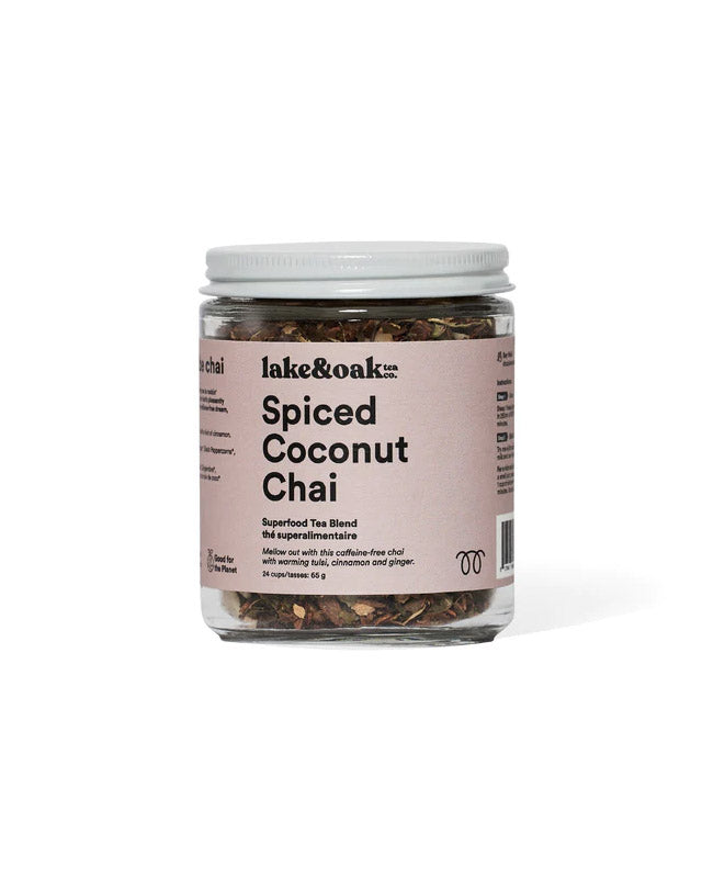 Spiced Coconut Chai Loose-Leaf Tea | Glass Jar 24 Cups