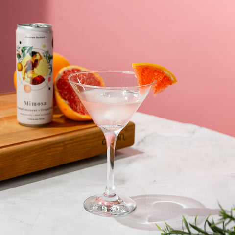 Non-Alcoholic Grapefruit Mimosa