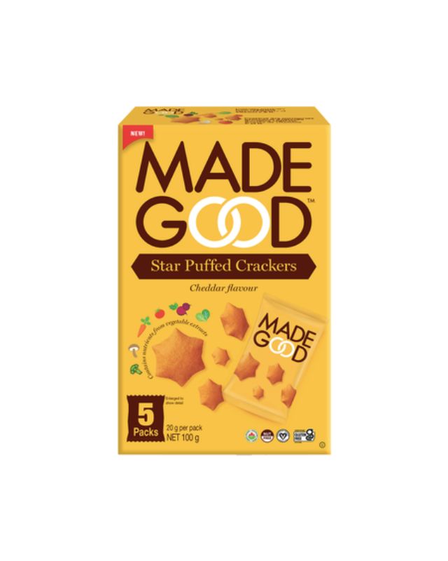 Cheddar Star Puffed Crackers (5x20g)
