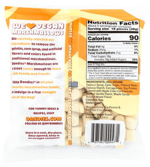 CLEARANCE | Maple Flavour Vegan Marshmallows - BB Sep 16