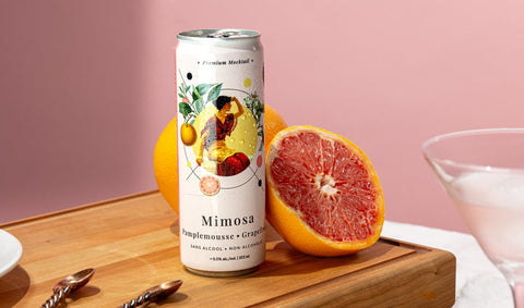 Non-Alcoholic Grapefruit Mimosa