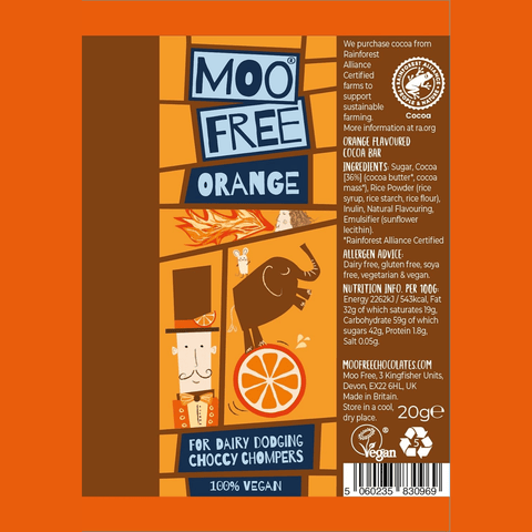 Vegan Mini Bar - Orange