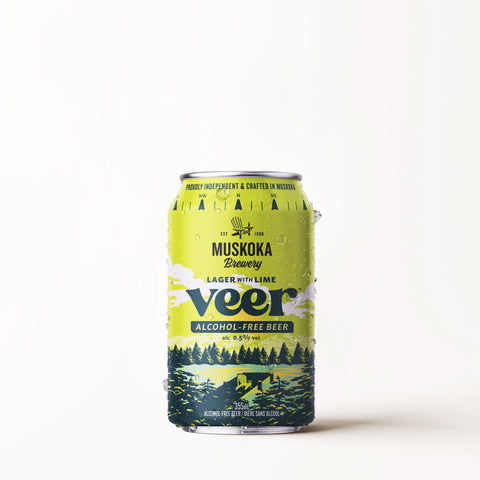 4-Pack Non-Alcoholic Veer Lager with Lime