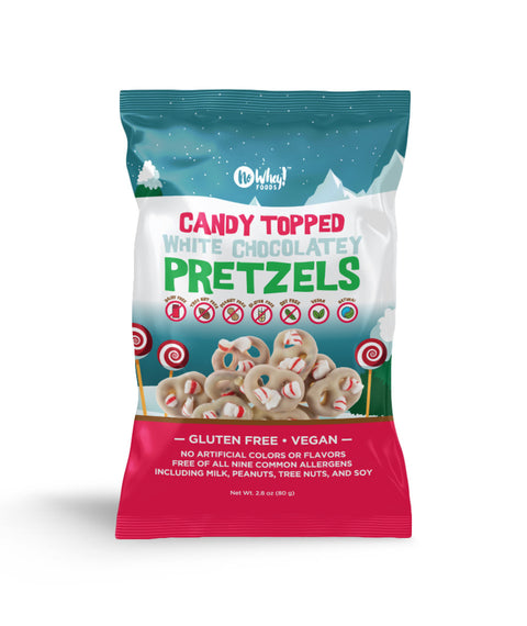 Candy Topped White Chocolate Pretzels