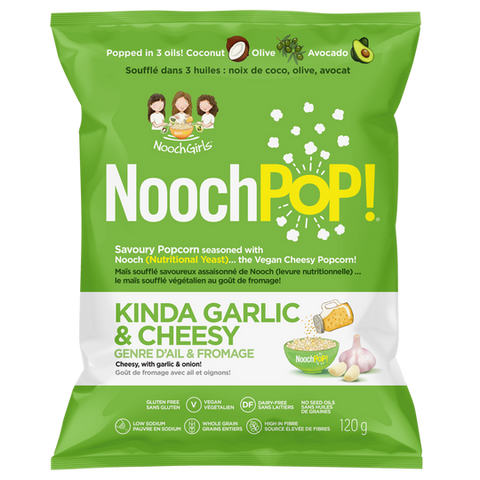 Kinda Garlic & Cheesy Popcorn