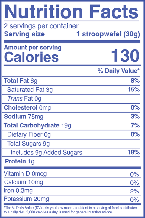 Vegan Caramel Stroopwafels 2-Pack