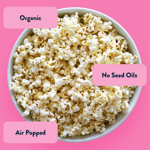 Himalayan Pink Salt Organic Popcorn