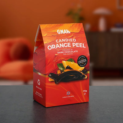 Candied Orange Peel in Dark Chocolate