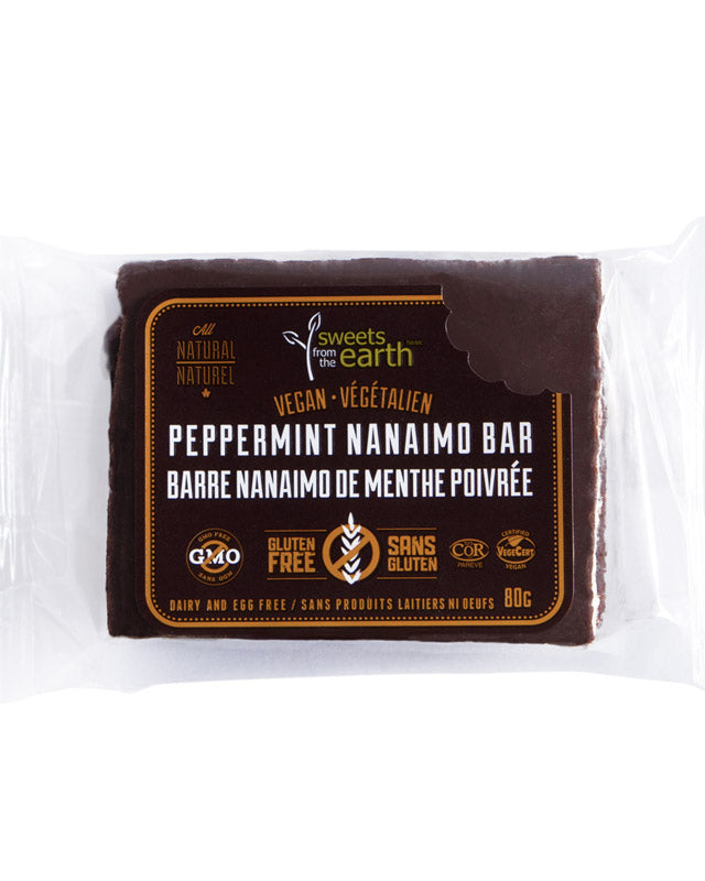 Gluten-free Peppermint Nanaimo Bar (Frozen)