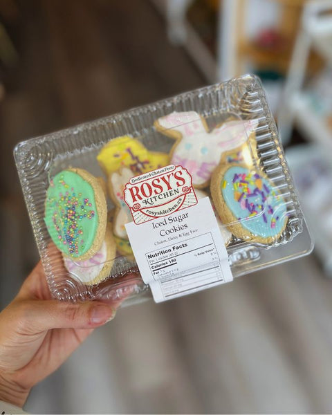 Gluten-free Easter Sugar Cookies | Pack of 8 (Frozen)