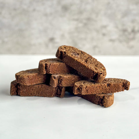 Gluten-free Chocolate Mint Biscotti