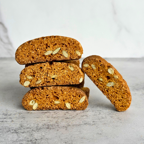 Gluten-free Pumpkin Spice Biscotti