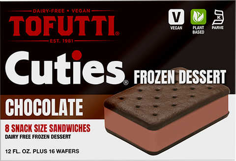 Cuties - Mini Ice Cream Sandwiches - Chocolate (Frozen)