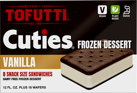 Cuties - Mini Ice Cream Sandwiches - Vanilla (Frozen)