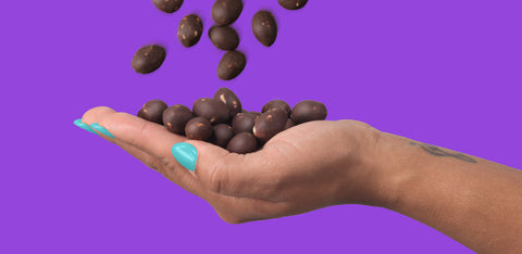 Dark Chocolate Coconut Covered Almonds