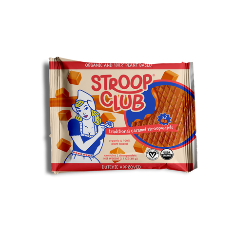 Vegan Caramel Stroopwafels 2-Pack