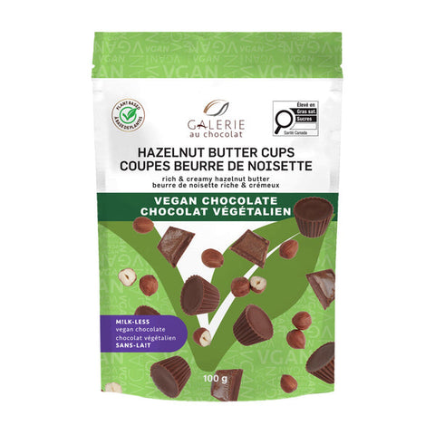 Vegan Chocolate Hazelnut Butter Cups