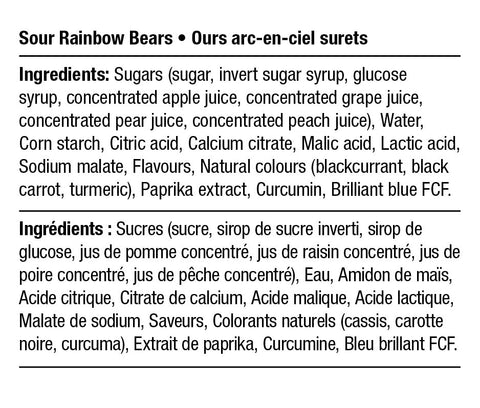 Sour Rainbow Bears | Gourmet Gummy Candy