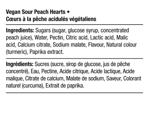 Sour Peach Hearts | Gourmet Gummy Candy