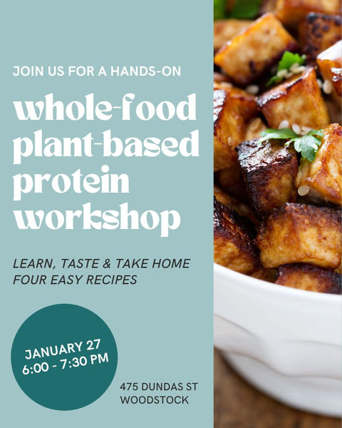 Whole-Food Plant-Based Protein Workshop