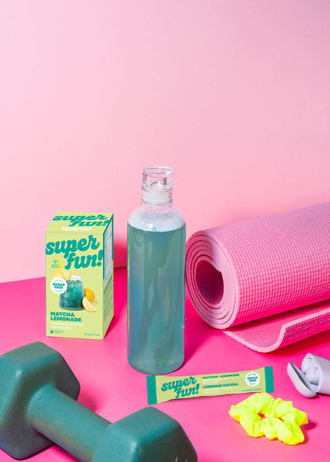 Superfun! Matcha Lemonade Superfood Iced Tea