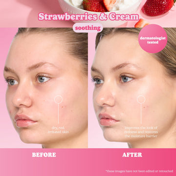 Strawberries & Cream Soothing Raw Juice Mask