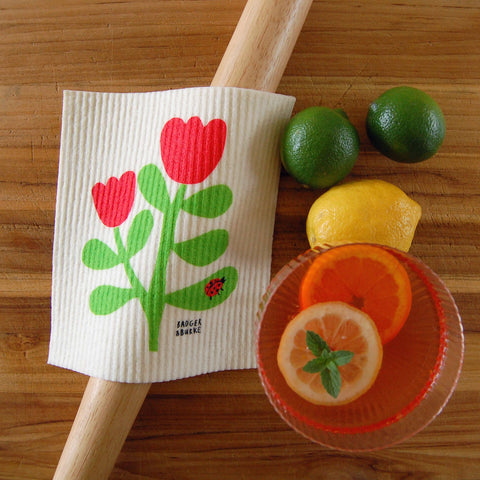 Ladybug - Swedish Dishcloth