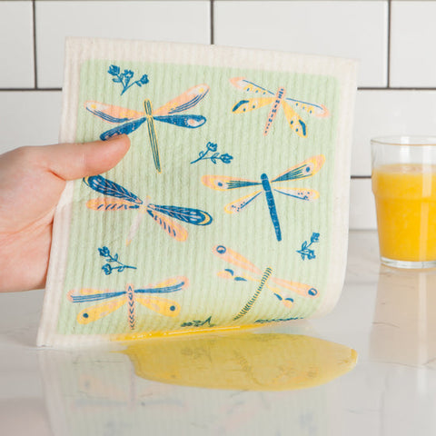 Dragonfly Swedish Sponge Cloth