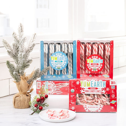 Organic Holiday Candy Cane Box