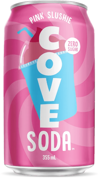 Pink Slushi Soda | Zero Sugar Prebiotic Soda