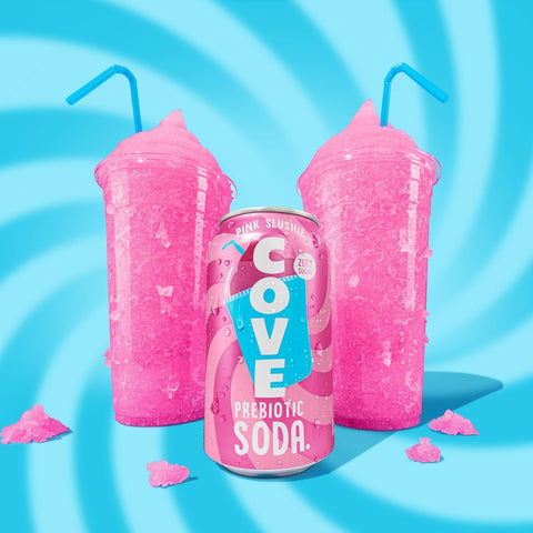 Pink Slushi Soda | Zero Sugar Prebiotic Soda