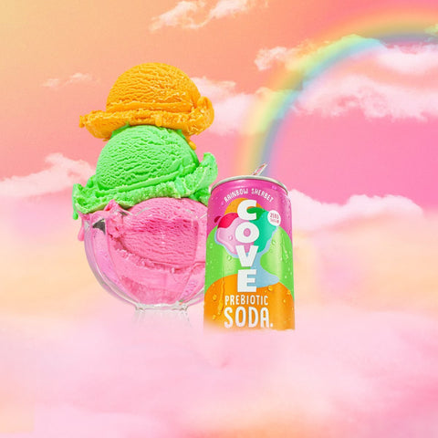 Rainbow Sherbet Soda | Zero Sugar Prebiotic Soda