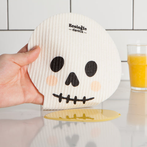 Boo Crew Skull Swedish Sponge Cloth