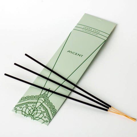 Ascent Cedar Sage Incense – Purifying