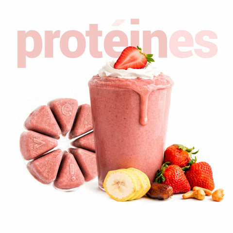 Strawberry Frappe Protein Smoothie (Frozen)