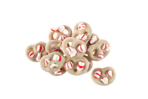 Candy Topped White Chocolate Pretzels