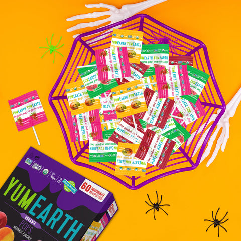 Halloween Organic Lollypops - 60ct