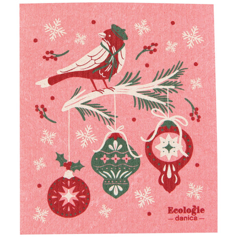 Season's Tweetings Swedish Sponge Cloth