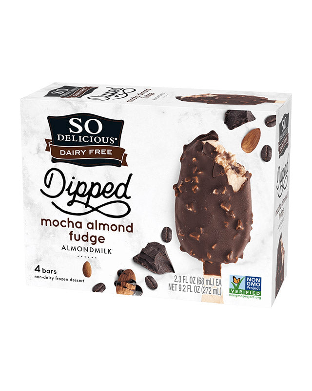 Dipped Mocha Almond Fudge Bar (Frozen)