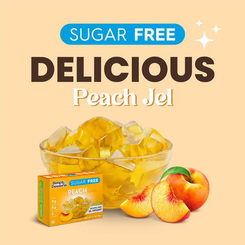 Peach Vegan Jello